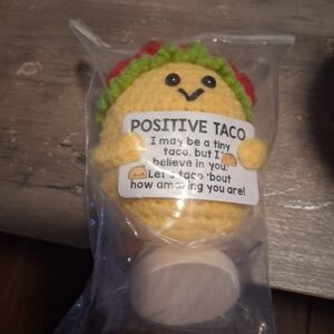 Cute Positive Taco Plush
